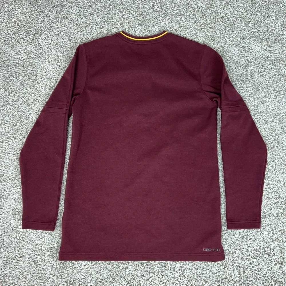 Minnesota Golden Gophers Sweatshirt Mens Small Red NCAA Quarter Zip Nike Dri Fit